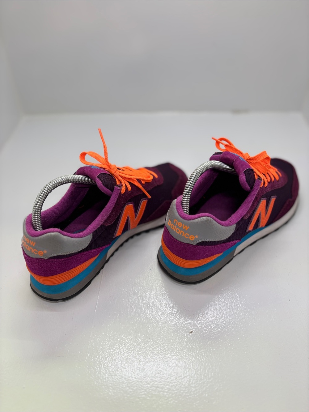 New Balance 515 Purple Orange Sneakers Women's Size 8.5 Retro Casual Running Sho - Picture 10 of 14